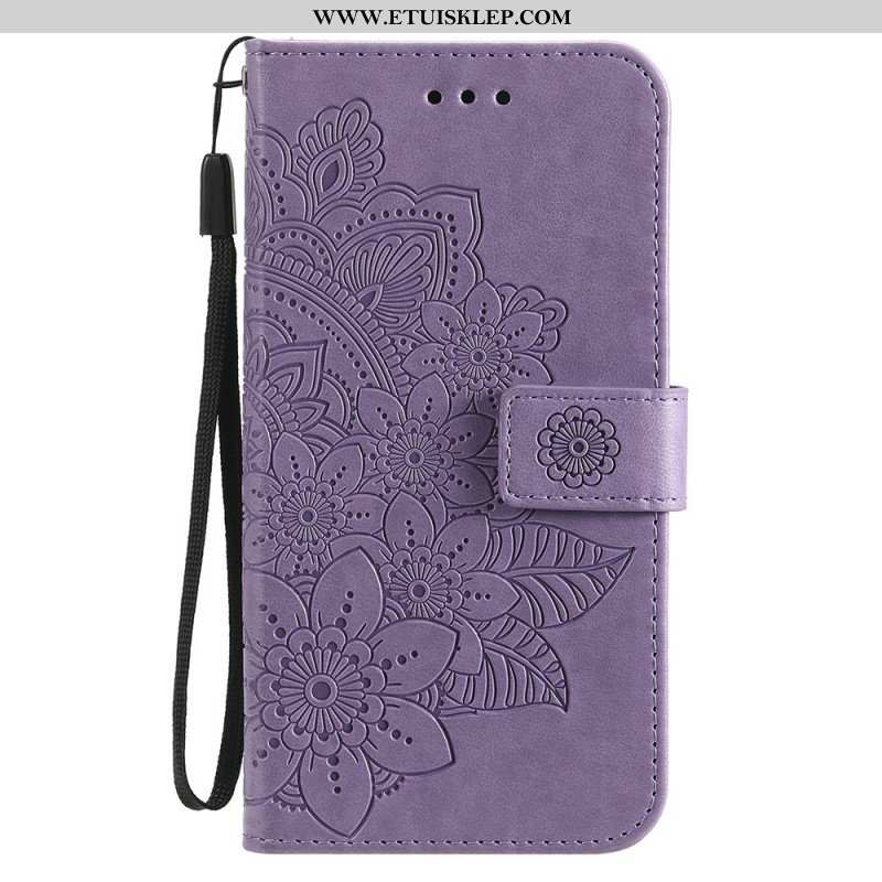 Etui Folio do Samsung Galaxy M32 Kwiatowa Mandala